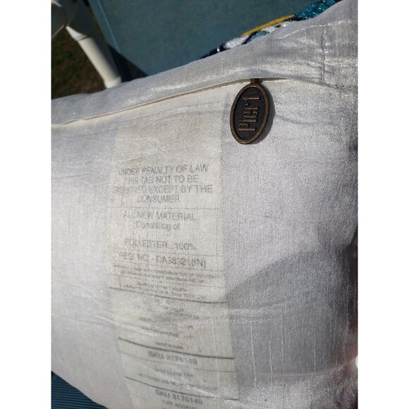 Lot Of 2: Pier 1 Handmade Fish Beaded Decorative Pillows Teal Blue Life Aquatic - Picture 16 of 16